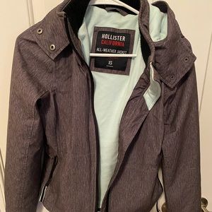 Hollister All Weather Jacket Fleece Lined XS